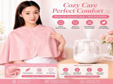 2 pcs Relaxing Winter Set - Pink Nursing Cape and White Mini Humidifier Soothing Soft Postpartum V888-ELOSUNG53440