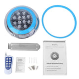 12LED 12W AC12V Swimming Pool Wall Light Remote Control IP68 Underwater Lights Decor V1294-YM0901-3119200049011
