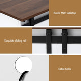 Artiss Buffet Sideboard Storage Cabinet Kitchen Cupboard Sliding Doors White FUR-Z-SID150-WH-AB