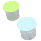 2PCS Ice Cream Pints Cup 600ml Ice Cream Container Storage Jar for Ninja NC299AMZ NC300s Blue and V1294-YM0703-3113230124911