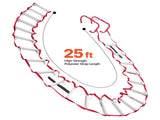 Fire Escape Ladder, 3-Story 7.62m Retractable Emergency Fire Ladder, Lightweight Aluminum Alloy V952-XFTSTFHTST257SACB001V0