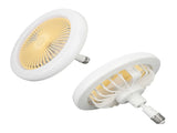 30W Light Fan 9.8in Small Aromatherapy Noiseless Ceiling Fan Light E27 LED Fan Light 86265V V1294-YM0703-3119230093111