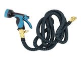 Expandable Garden Hose Leakproof Lightweight Flexible Water Hose Kink Resistant 10 Spray Modes Black V1294-YM0901-3111240035211