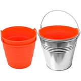 2 Pcs Silicone Barrel Liners,Bucket Liner for Drip Tray Liner for Grease,Bucket for Grease V1192-AZ-W-17557