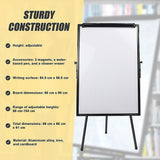60 x 90cm Magnetic Writing Whiteboard Dry Erase w/ Height Adjustable Tripod Stand V63-822521