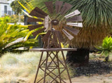 Large Rust Windmill 118cm V637-71296WND
