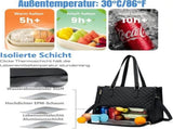15.6 Inch 2-in-1 Insulated Leak-Proof Cooler Laptop Bag and Handbag, Black V1188-MS-325-0145