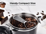 2 Tablespoon Metal Measuring Spoon Set of 2 with Short Handled Measure Scooper V1258-DP02-C-376