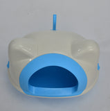 YES4PETS Large Hooded Cat Toilet Litter Box Tray House With Scoop Blue V278-BP153-L-LITTER-TRAY-BLUE