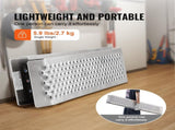 Portable Loading Ramps, 2 Pcs 1200 x 215 mm, Durable Aluminum Shed Ramp Set with Anti-Slip Holes, V952-LJSL472X85INA1TAOV0