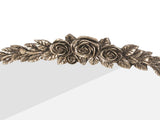 Antique Baroque Arched Wall Mirror Rose Edge Decorative Mirror Fireplace Entryway V767-YSJ-Z113-S
