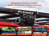 Ladder Rack Ratchet, Black Square Tube Mount, 38 mm Wide x 2.25 m Long Black Ladder Rack V952-FGTJJLGDD4J0VCZS8001V0