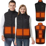 Heated vest for women and men with 9 heating zones, lightweight heating vest for winter V1259-DP01-BO-633