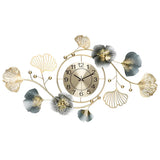 Large Wall Clock 22cm Metal Silent Non Ticking Decoration Hanging Clock Battery Operated with 3D V985-DECORCLOCK