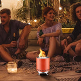 VEVOR Tabletop Fire Pit 6 inch Stainless Steel Fireplace Indoor Outdoor Red V952-ZMSHKJSHSYZT2BC7YV0