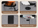 Expandable Cat Backpack, Mesh Breathable, for Small Dogs & Puppies, Travel Hiking Camping Pet V1232-KZB-CW-004