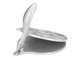 Tortilla Press 7.7in Rust Proof Aluminum Alloy Silver Heavy Duty Quesadilla Maker for Home Pasta V1294-YM0715-3118220089011