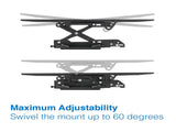 Laser TV Wall Mount with Extension Tilt for 37 inches - 80 inches Panels V1031-TVB-LLP75-6T_597
