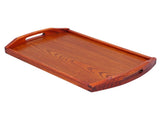 Rectangular Wooden Tray with Handle Food Serving Tray Storage Tray for Dinner Restaurant V1294-YM0901-3118210126711