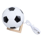 Soccer Night Light with Wooden Stand 3 Color Temperature Dimmable 3D Soccer Lamp Light for Boys V1294-YM0901-3119240070511