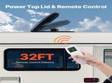 RV Vent Roof Fan 355.6 mm 10-Speed Reversible with Remote Control V952-FCHQS14YC12ICTIHPV9