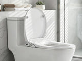 Cefito Non Electric Bidet Toilet Seat O-Shape Dual Nozzle Soft Close WaterMark DIY BIDET-N-ELEC-A106-WH