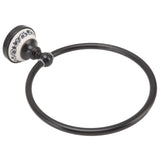 Towel Ring Bathroom Wall Mounted Stand Holder Rack Antique Brass Porcelain Accessories V1294-YM0626-3112220084811