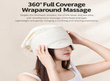 3-in-1 Heated Head Eye and Neck Massager with 360&deg Wrap Design, Adjustable Corded Controller and V1341-ZY-EP7EY8BP-BEIGE
