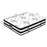 Giselle Bedding 34cm Mattress Euro Top Pocket Spring Queen MATTRESS-0908-QUEEN