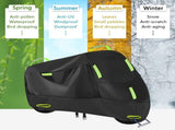 Waterproof Outdoor Motorcycle Cover, Motorcycle Cover for Scooter, With Lock Holes and Reflective V1189-LC-QP-00800