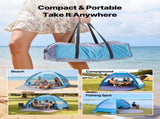 Beach Tent Sun Shelter for 4 Person, UPF 50 Protection, Portable Sun Shade Canopy with Carrying Bag V952-BXSHTZPDBJC4MORNX001V0