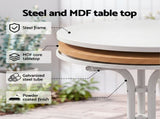 Gardeon 5PCS Outdoor Dining Set Table and Chairs Garden Patio Furniture Entwine White ODF-DIN-5STFD-601-WH