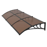 Awnings for Door Entrance, 965 x 2957 mm, Exterior Front Door Window Awnings with Drainage & ABS V952-GDSZYP40120Y8FUG0001V0