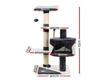 i.Pet Cat Tree 112cm Tower Scratching Post Scratcher Wood Condo House Furniture PET-CAT-14711-GR