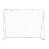 Everfit 8FT Soccer Football Goal Net UPVC Frame with PE Mesh Weatherproof Portable Goals for SN-B-8FT-WH