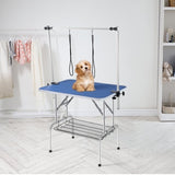 Pet Grooming Table Two Arms with Clamp, 915 x 610mm Dog Grooming Station, Foldable Pets Grooming V952-ZDMRZ36INCHSQMXV6V0