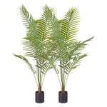 SOGA 2X 180cm Green Artificial Indoor Rogue Areca Palm Tree Fake Tropical Plant Home Office Decor APLANT1806X2