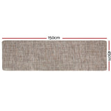 Artiss Kitchen Mat 45x150cm Textilene Floor Rug Carpet Non-slip KMAT-PVC-02-45X150