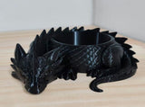 Sleeping Dragon Bowl, Fantasy Home Decor 3D Printed,Sleeping Dragon Flowerpot,Dragon Lover Gifts V1195-VOY000465BL