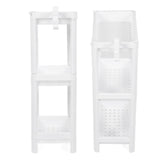 Bathroom Tower Shelf Plastic Freestanding Storage Rack Organizer Multifunctional Shelving Unit for V1294-YM0706-3112230061612