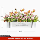 faux potted plant, sunflower, wooden box, home decor, Australia, living room tabletop V1106-112-23547-MLT-36