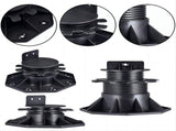 12 Pack Adjustable Deck Support Pedestals Deck Foundation Bases for Raised Outdoor Flooring V63-953521