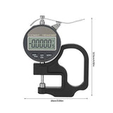 Digital Thickness Gauge, Electronic Micrometer Thickness Meter for Paper Leather Cloth Wire V1192-AZ-W-2756