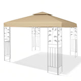 3x3m Gazebo Cover 2-Tier Canopy Replacement Outdoor Waterproof Shelter Top with Airvent and PA V985-GAZEBOCOVER