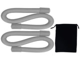 Yoga Weight Ring Elastic Adjustable Durable Household Unisex Wrist Weights for Sports RunningGrey V1294-YM0901-3117210148314