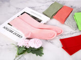 20 Pairs Womens Socks, Solid Color Crew Socks Colorful Lightweight Cotton Athletic Socks V1258-DP02-F-569