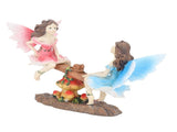 Fairy Statue Ornament Seesaw Figure Resin Realistic Figurine Decoration for Garden Home Living Room V1294-YM0710-3115230104211