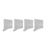 4Pcs Clear Shelf Dividers for Closet Organization Prevent Slip Multifunction Adjustable Shelf Closet V1294-YM0901-3117240172411