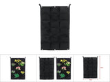 Pocket Vertical Felt Garden Plant Grow Container Bags Wall Hanging Planter 18 Pocket 100*50CM V1294-YM0901-JY00714-04