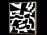 Yezi Modern Wall Art Canvas Abstract 80120cm Framed Artwork Home Office Decor DECO1039-P3-80X120-AU
